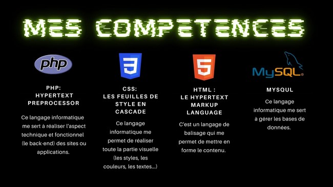 compétences developpement